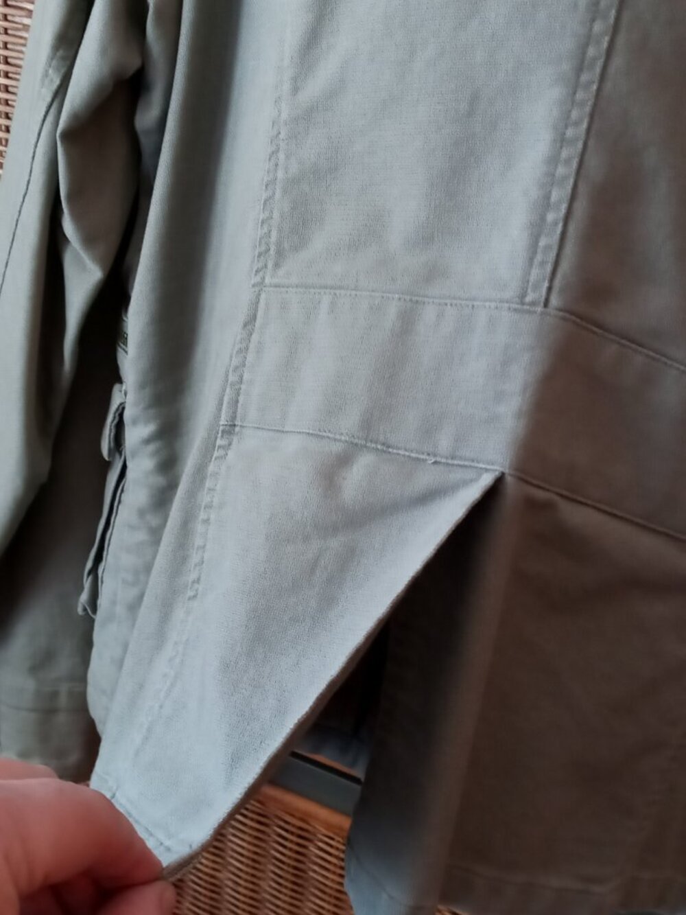 Old Navy Utility Military Jacket Women's XL Army Green Zip Button Front - Picture 8 of 14
